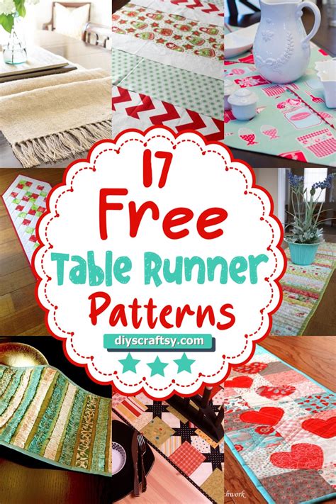 Image result for Free Small Table Runner Patterns