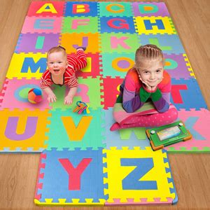 Buy Toy Cloud Huze Size Alphabet Foam Puzzle Mat 26 Pieces Eva Foam Mat ...