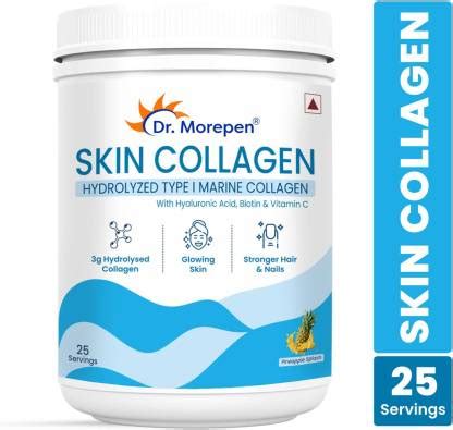 Dr. Morepen Marine Collagen Skin Protein With Hyaluronic Acid, Vitamin ...