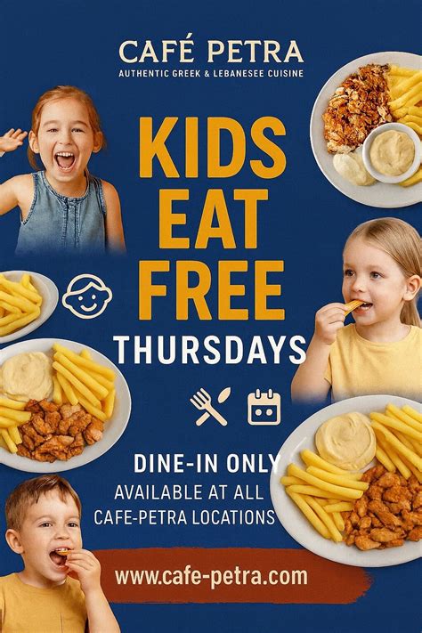 Kids Night at cafe Petra Katy Fry Rd, Cafe Petra Greek&Lebanese-Katy ...