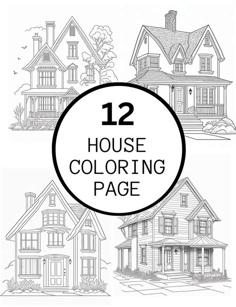 House Coloring Pages For Kids Printable