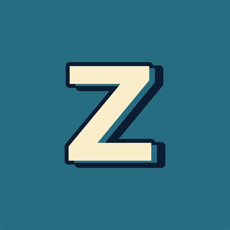 Letter Z Different Fonts