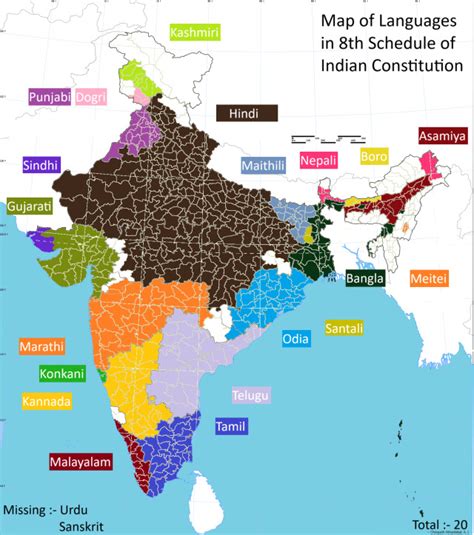 India Language Map 的图像结果