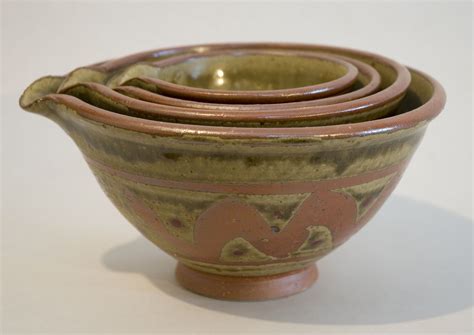 Nest of four mixing bowls - Mick Morgan Pottery