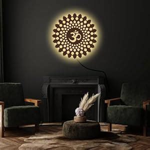 Inspired Inventory Om Mandala LED Wall Decor | Illuminated Mandala Wall ...