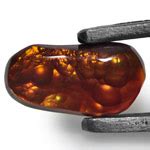 4.88-Carat Fire Agate with Stunning Golden Orange Bubbles :: $427 USD ...