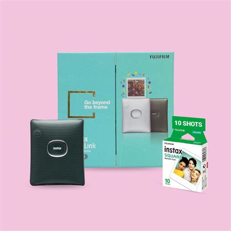 Fujifilm Instax Square Link Starter Kit - Midnight Green : Amazon.in ...