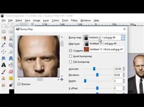 Image result for GIMP Bump Map Tutorial