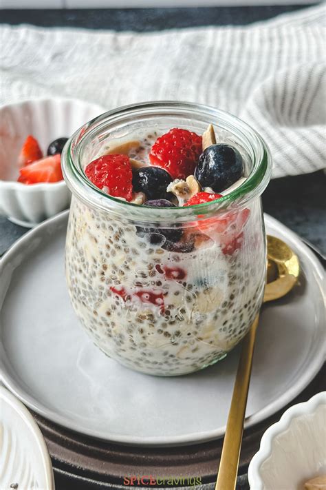 Vegan Overnight Oats With Chia | Overnight Oats With Chia Yogurt – WNZCUJ