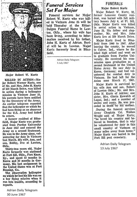 Obituaries of the Fallen