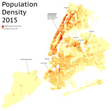 New York Population Map