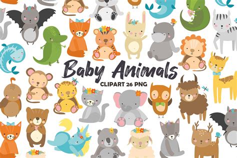 Baby Animals Clip Art Free