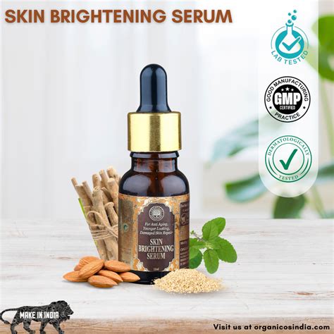 Skin Brightening Serum 15 ml – Organicos India Store