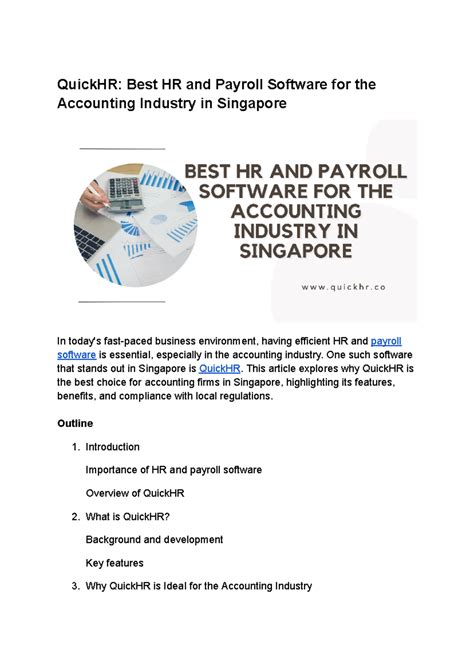 Quick HR Best HR and Payroll Software for the Accounting Industry in ...