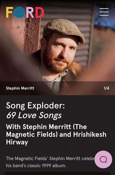 Song Exploder: 69 Love Songs with Stephin Merritt, John Anson Ford ...