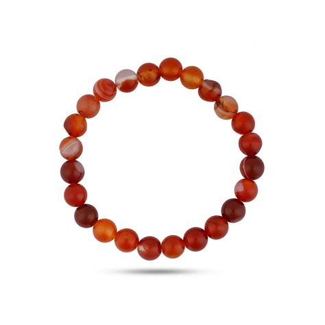 Giri - Sulemani Hakik Bracelet | Red Bead Bracelet | Elastic Bracelet ...