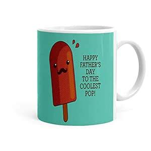 Buy Giftago Happy Fathers Day to The Best Pop Theme Printed Ceramic ...