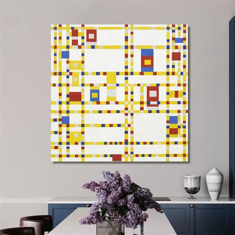 Broadway Boogie Woogie Piet Mondrian canvas print