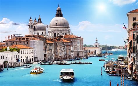 Venice, Italy, City, Canal, Building, Landscape, Boat, House, Water ...