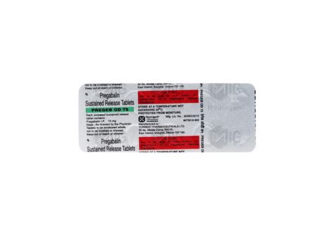 Pregeb OD 75 Tablet: Uses, Side Effects, Price & Substitutes
