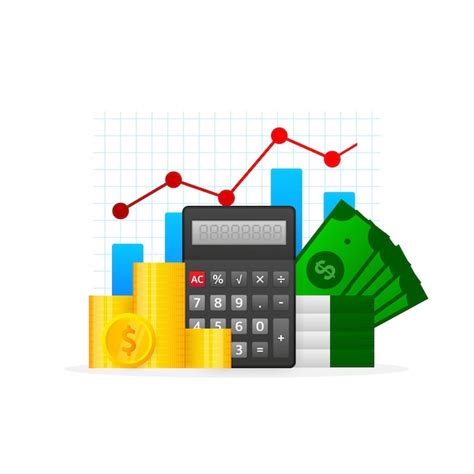 Finance money calculator business vector icon finance isometric ...