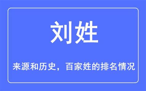 刘姓的起源，刘氏起源