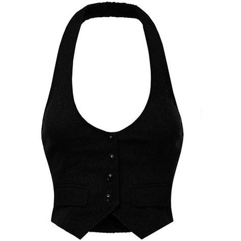 Ladies Black Vest