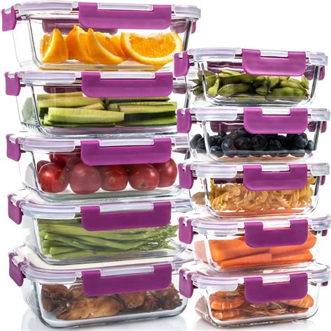 Amazon.com: 6 Packs Stainless Steel Food Storage Containers Airtight ...