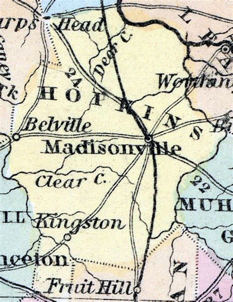 Hopkins County, Kentucky, 1857 | House Divided