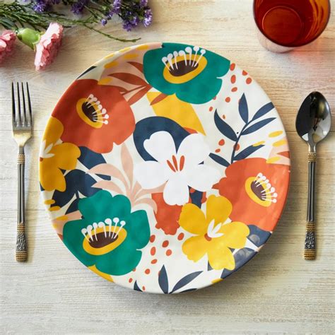 Buy Meadowas Printed Melamine Dinner Plate - 28 cm from Home Centre at ...