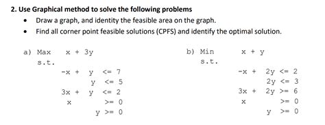 Image result for Example Graph of a Graphical Method with Solution
