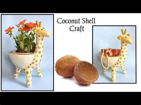 Image result for Craft Using Coconut Shell