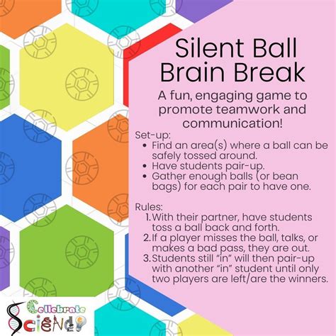 Cellebrate Science on LinkedIn: #brainbreaks #silentball # ...
