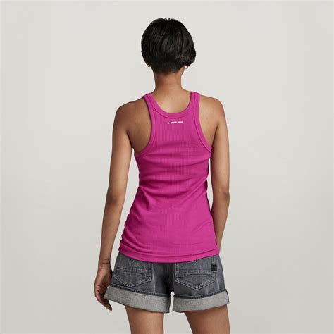 Italian Army Ultra Slim Tank Top | Pink | G-Star RAW®