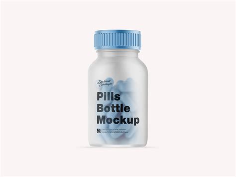 Modifiable Medicine Bottle Mockup Free Download | Resource Boy