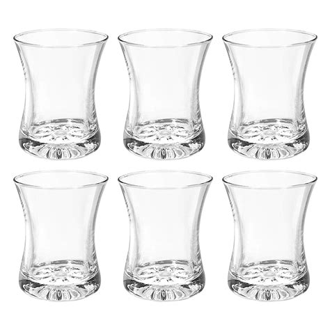 Buy Treo by Milton Erica Glass Set of 6, 200 ml, Transparent, Standard ...