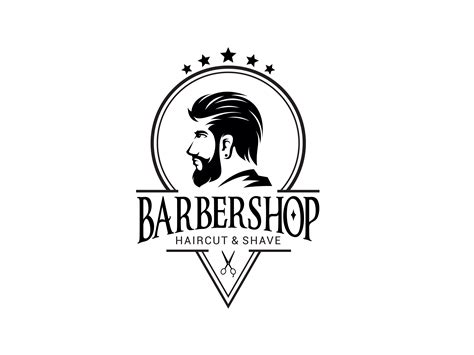 Barber Shop Logo Vector Template Illustration par Majesticlogo ...