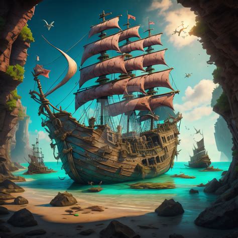 Abandoned Pirate Ship by Mandrake-Ednam on DeviantArt