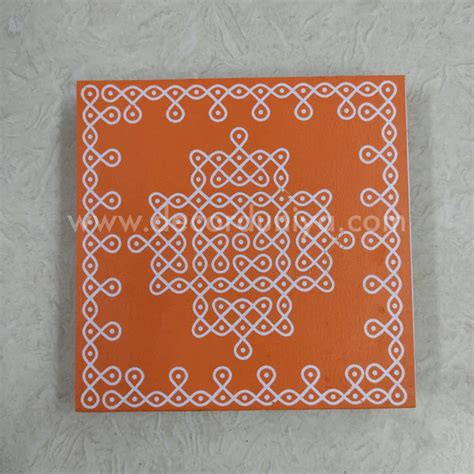 Wooden Kolam Manai - KK6O-C – Decor Duniya