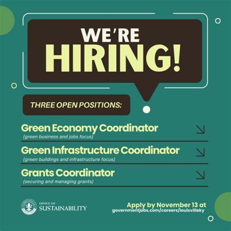 New sustainability job opportunities, clean and efficient energy grants ...