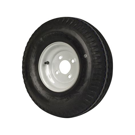 Kenda 8in. Bias-Ply Trailer Tire and Wheel Assembly, 570 x 8, 4-Hole ...