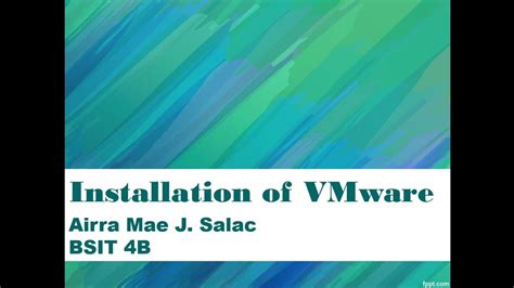 Image result for VMware Installation Tutorial