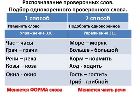 Проверить слово правило