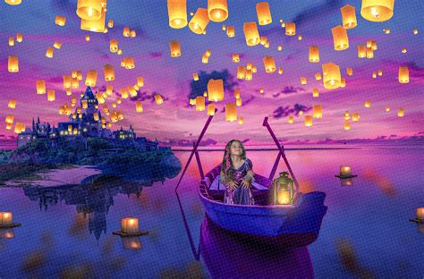 Tangled Concept Art Lanterns