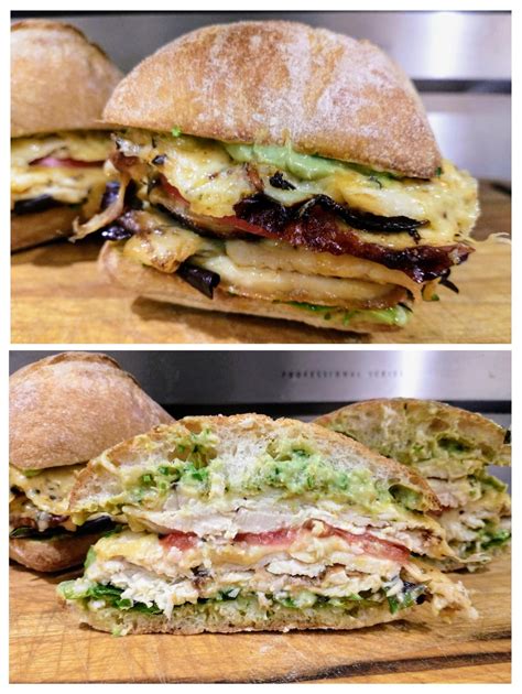 Homemade Chicken Sandwich - Rotisserie Chicken, Pepper Jack Cheese ...