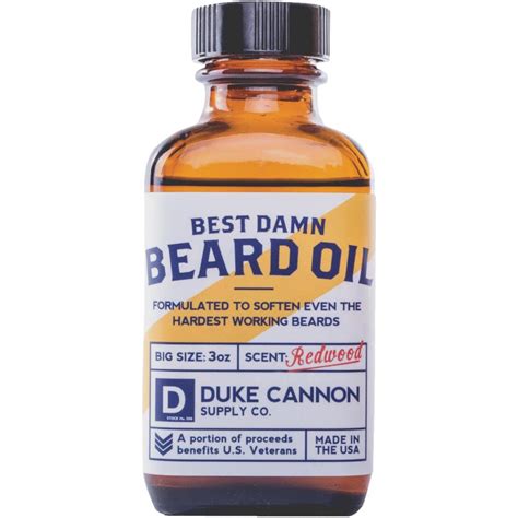 DUKE CANNON BEST DAMN BEARD OIL