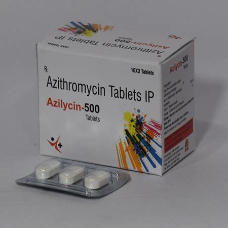 Azilycin 500 - Azithromycin Tablets IP - Meridiem Healthcare