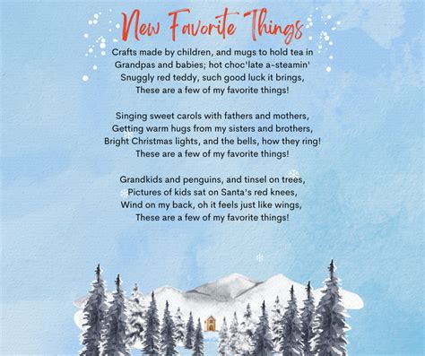 My Favorite Things - RISE, SHINE, SING!