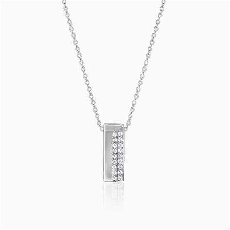 Get Silver Stellar Bar Pendant | GIVA Jewellery – GIVA