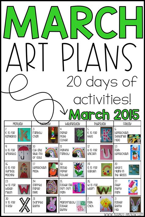 March Art Projects For Kindergarten